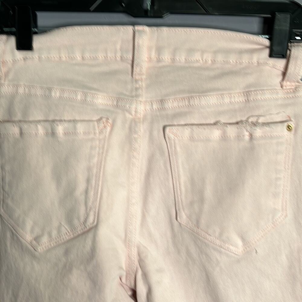 Kensie Ultimate High Rise Skinny Light Pink Jeans 2 - Picture 6 of 8